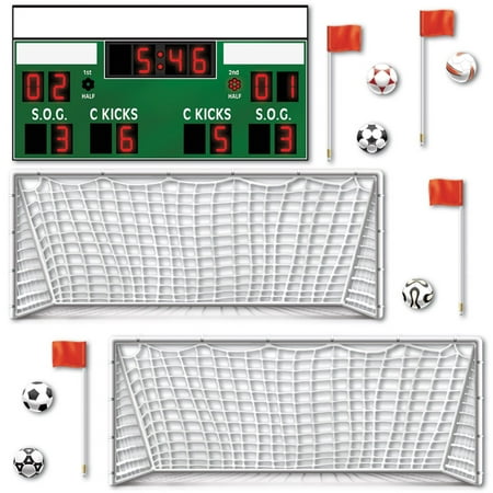 Soccer Props Party Accessory (1 count) (13/Pkg)