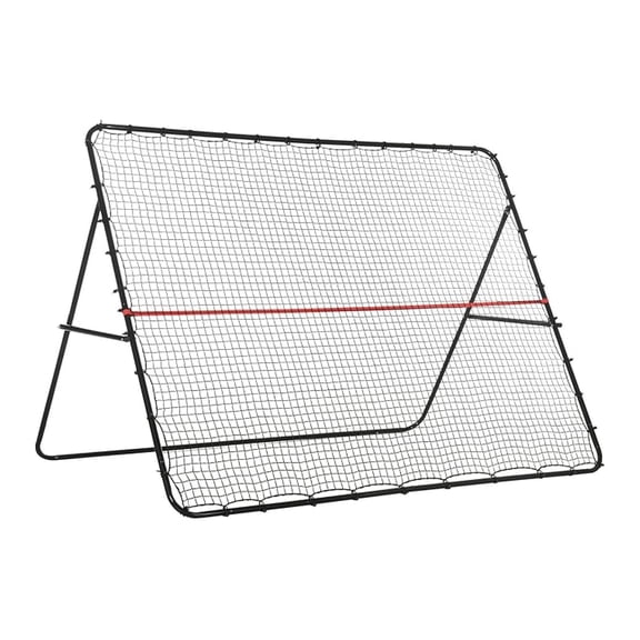 Soccer Rebounder Net, Adjustable and Foldable Multi-Sport Training Back Net, Target Goal for Soccer Practice and Training, 8.5' x 6.5'