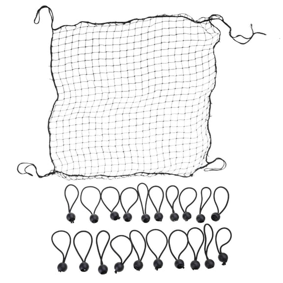 Soccer Rebounder Net with 20 Elastic Rope Kickbacks Football Rebounds Net Quick Assembly Soccer Net Training Equipment