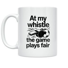 Soccer Referee Art - Sports Enthusiast - 11 oz Ceramic Coffee Mug