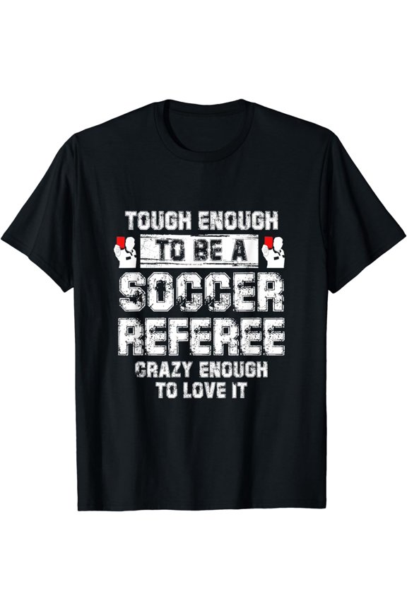 Soccer Referee Whistle Red Card - Soccer Ref T-Shirt