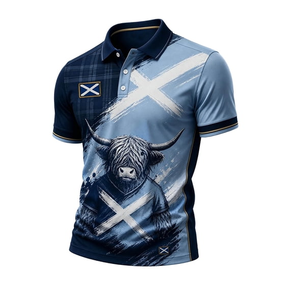 Soccer Season Jersey For Men Classic Scottish Pattern Shirt For Everyday Wear Breathable Blend With Timeless Plaid Design For An Elevated Casual Scotland Team Top Football Fans Gift Outfits Size XXL