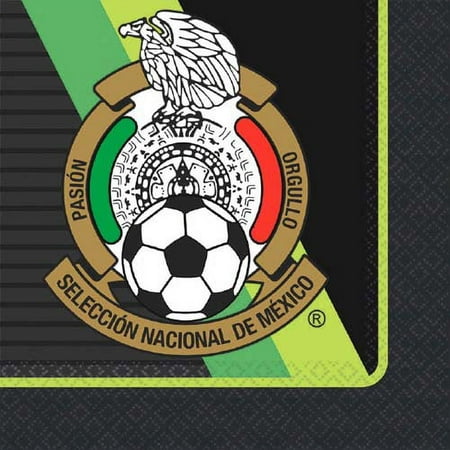 Soccer 'Seleccion Nacional De Mexico' Small Napkins (16ct)