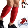 thumbnail image 1 of Soccer Shin Defender Shin Guards for Kids Youth Adult, Honeycomb Calf Compression Sleeve Soccer & Ski Shin Guards for Multi-Sports Protection, 1 of 8