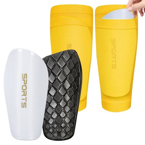 Soccer Shin Guard Sleeve Socks, Breathable Double Layer Shin Guard Holder for Football, Protective Leg Sleeve for Adults Kids Sports