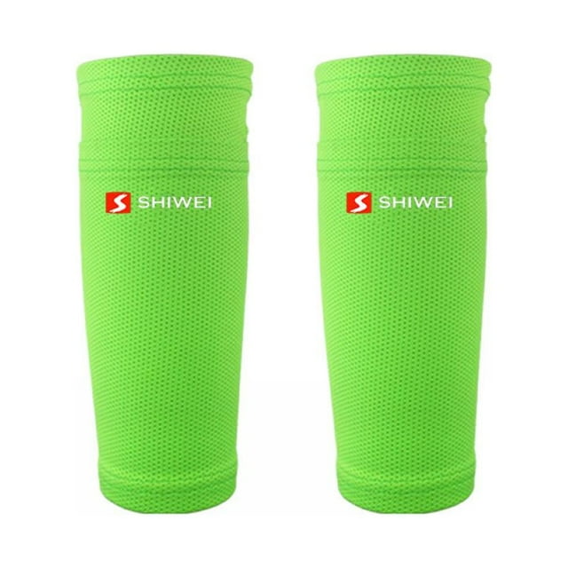 Soccer Shin Guard Sock, Leg Performance Support Football Compression Calf Sleeves with Pocket Can Holding Shin Pads, Comfort Breathable Youth Soccer Shin Guard Holders for Beginner or Elite Athlete