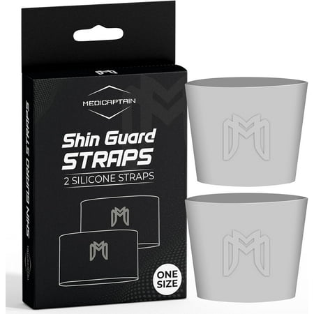 Soccer Shin Guard Straps - Silicone Shin Guard Holders - Alternative to Soccer Tape for Socks, Shin Guard Stays for Adult, Youth 13+, Compatible with Soccer Grip Socks and Sock Sleeves