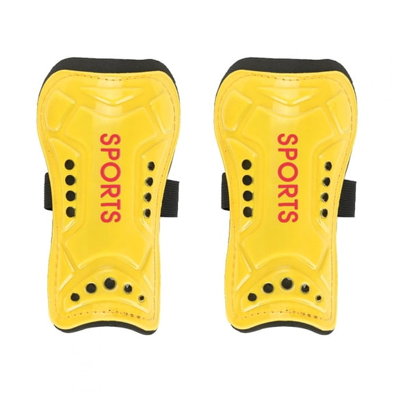 Soccer Shin Guards, A Pair Child Football Shin Pads Training Leg Guards Sport Safety Protector for 3-13 Teenagers, Boys, Girls, Kids, Youth[Yellow]