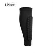 Soccer Shin Guards Football Shinguard Outdoor Guards Socks Shin Protector Pads For Adults Protective Shield Gear Canilleras Men-Black 1 pcs