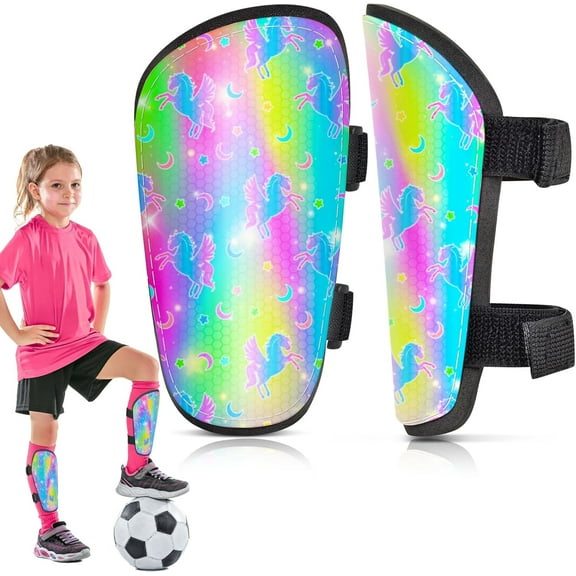 Soccer Shin Guards for Kids Girls Toddler Shin Pads Protection Soccer Gear for Kids 2-7 Years Old Girls Toddler Shin Guards Soccer Equipment for Football Games