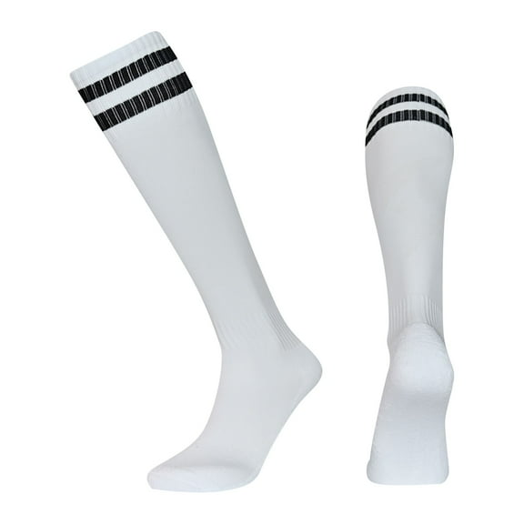 Soccer Shin Guards for Kids Youth, Shin Pads and Long Soccer Socks for 3-15 Years Old Boys Girls Toddler Children Teenagers, Soccer Equipment for Football Games White