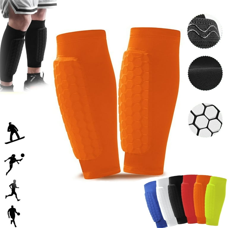 Soccer Shin Guards, Shin Guard Sleeves for Youth Adult