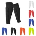 thumbnail image 1 of Soccer Shin Guards Shin Pads for Youth Adult, Calf Compression Sleeve with Honeycomb Pads, Lightweight Calf Protective Soccer Gear for Football Baseball Boxing Black L, 1 of 6