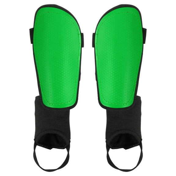 Soccer Shin Guards, Soccer Shin Pads EVA Cushion with Ankle Protection Youth Adults M Size Green