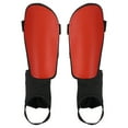 thumbnail image 1 of Soccer Shin Guards, Soccer Shin Pads EVA Cushion with Ankle Protection Youth Adults S Size Red, 1 of 7