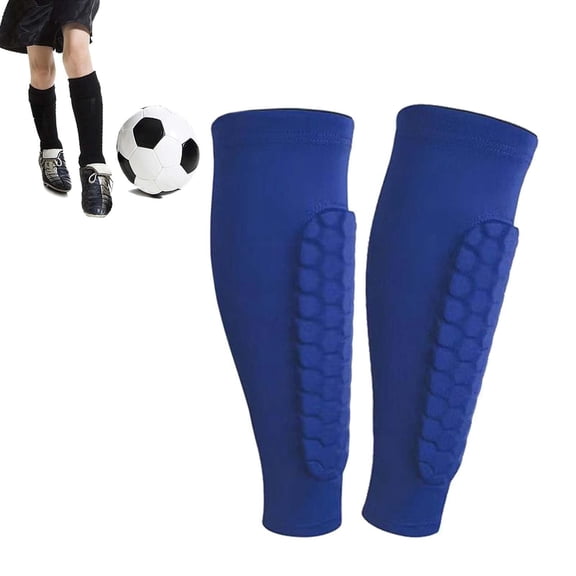 Soccer Shin Guards for Kids & Adults, with Honeycomb Pads for Protection