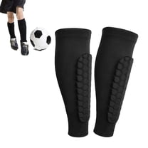 Soccer Shin Guards for Kids & Adults, with Honeycomb Pads for Protection