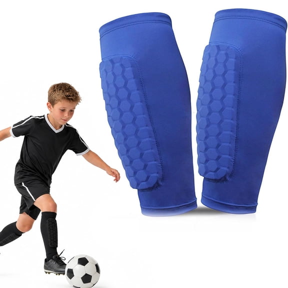 Soccer Shin Guards for Youth, Honeycomb Protective Pads with Lightweight Design