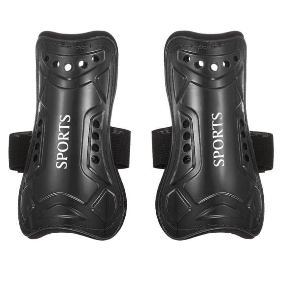 Soccer Shin Pads Size S, 2 Pack Breathable Sport Guard for Youth, Black