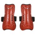 thumbnail image 1 of Soccer Shin Pads Size S, 2 Pack Breathable Sport Guard for Youth, Red, 1 of 5