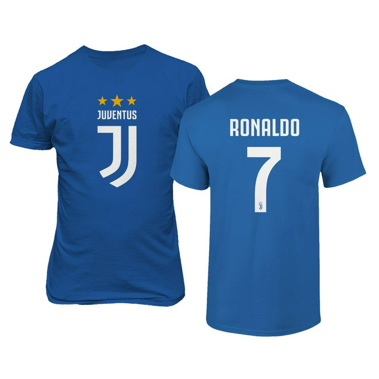 Soccer Shirt #7 Ronaldo CR7 Cristiano Juve Men's T-Shirt (Royal