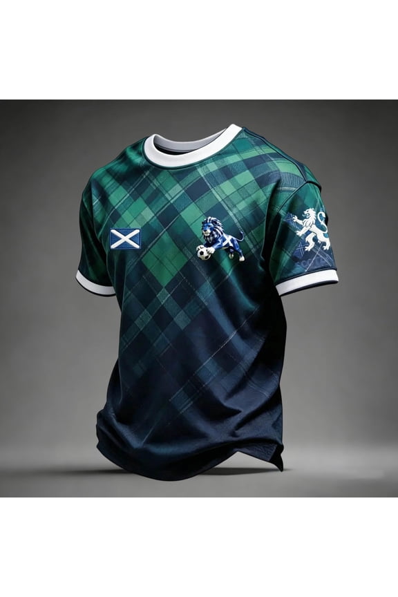 2026 Scotland Soccer Jerseys Men, Jersey Soccer T-Shirt Soccer Game National Team, Soccer T-Shirt Graphic Top Sportswear, Best Gifts Soccer Cup Jersey for Adult
