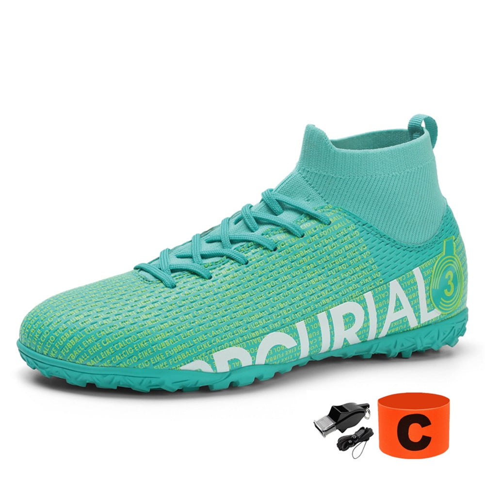 Soccer Shoes Kids Indoor Futsal TURF Youth Soccer Cleats Boys Spike TF