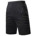 thumbnail image 1 of Soccer Shorts Goalkeeper Compression Sponge Protection Lightweight Polyester Thigh Padding for Youth Training, 1 of 9