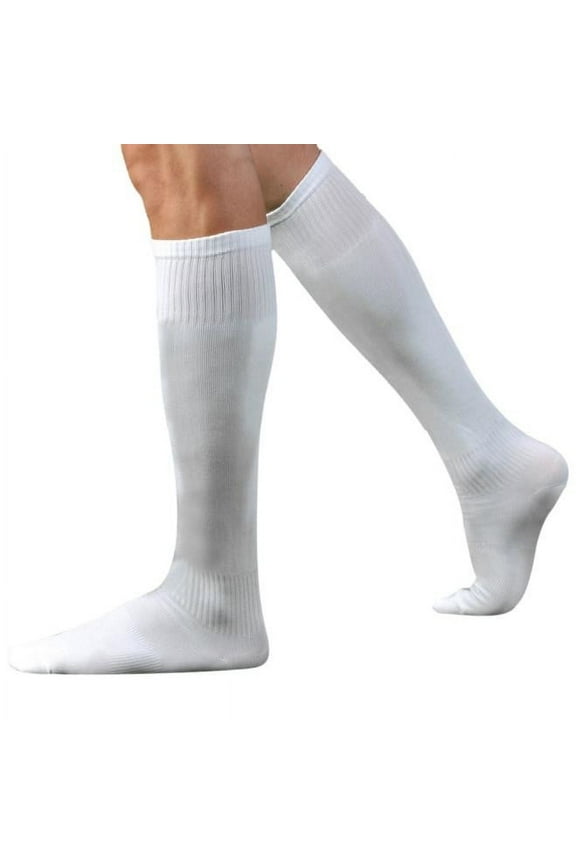 Soccer Socks, Audhol Knee High Soccer Sock Socks Men Over Sport Baseball Football Wh Long Socks Youth Soccer Socks White One Size