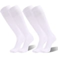 thumbnail image 1 of Soccer Socks Cheering Long Tube Sport Socks for Men Women - Anti-Slip Knee High Football Socks Sport Socks for Men/Women, 2 Pairs, 1 of 5