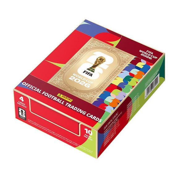 Soccer Sports Collectible Trading Card Booster Box, 10 Packs Total 40 Player Cards Assorted Rare Parallel Insert Cards for Hobby Collectors & Fans