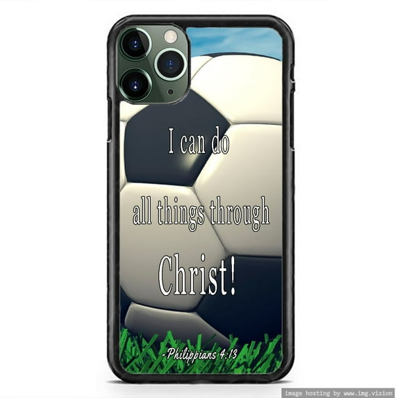 Soccer Sports Phone Case Christ Bible Slim Shockproof Hard Rubber Custom Case Cover For iPhone 15