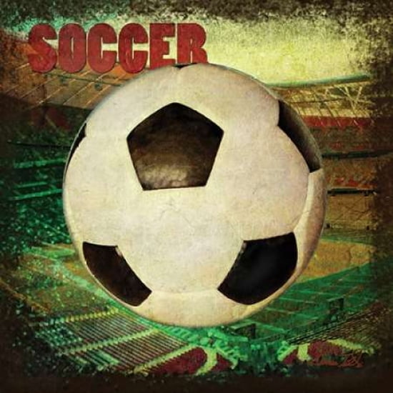 Soccer Square II Canvas Art - Denise Tedeschi (24 x 24)
