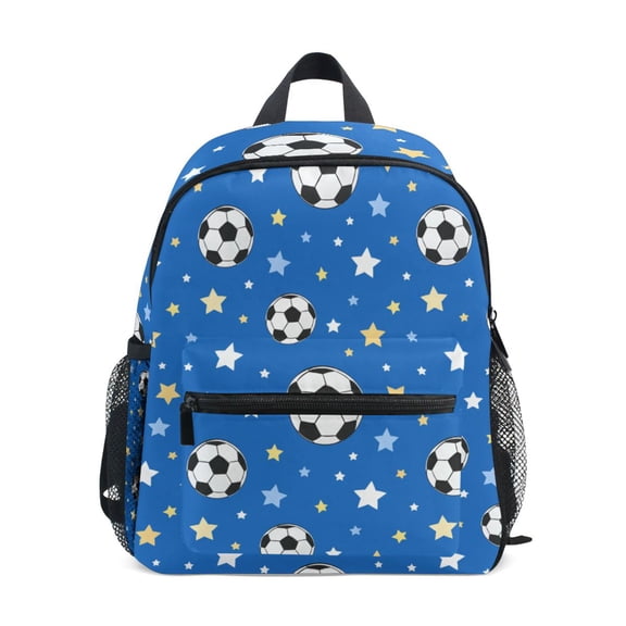 Soccer Star Mini Backpack Cute Small Backpack with Chest Strap and Whistle Ages 3-8