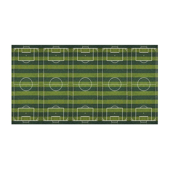 Soccer Tablecloth A Birthday Party Football Tablecloth Cover for Themed Materials