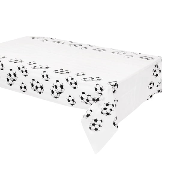 Soccer Tablecloth, Celebration Party, Game Day, Table Decoration, Soccer Fan Viewing Party, Ball Game, Get-Together, Party Supplies