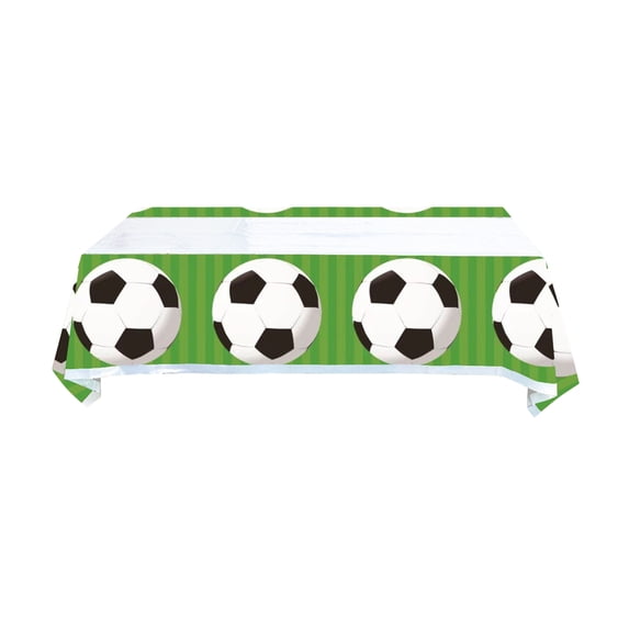 Soccer Tablecloth, Celebration Party, Game Day, Table Decoration, Soccer Fan Viewing Party, Ball Game, Get-Together, Party Supplies