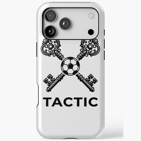 Soccer Tactic Keys Vintage Design for iPhone Case 11 through 17 Pro Max