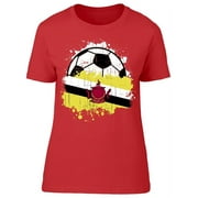 Soccer Team Of Brunei Darussalam T-Shirt Women -Image by Shutterstock Women T-Shirt, Female Small