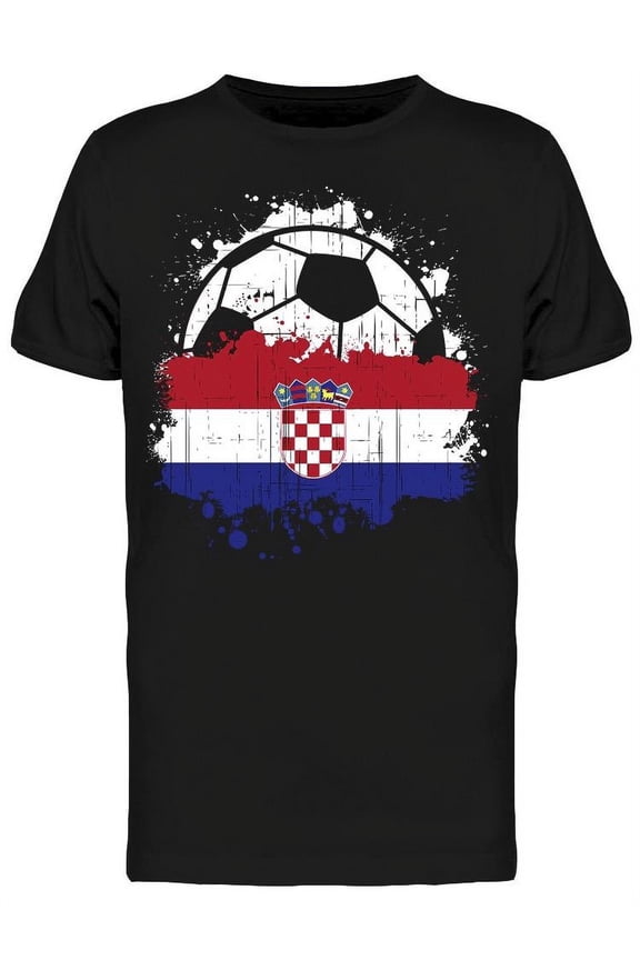 Soccer Team Of Croatia T-Shirt Men -Image by Shutterstock Men T-Shirt, Male Medium