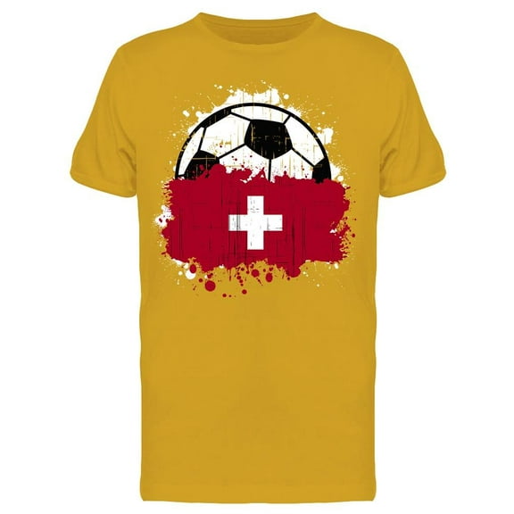 Soccer Team Of Switzerland T-Shirt Men -Image by Shutterstock Men T-Shirt, Male 3X-Large