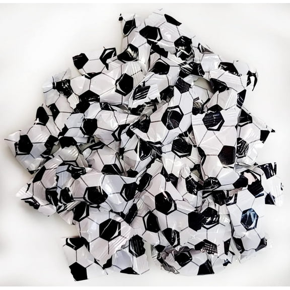 Soccer Themed Peppermints 100 Count Wrapped - Mint Candy