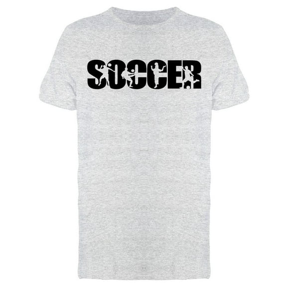 Soccer Title And Players T-Shirt Men -Image by Shutterstock, Male Large