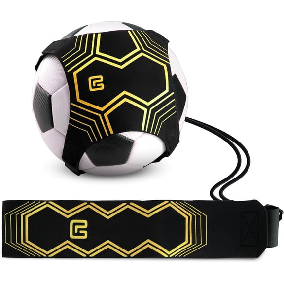 Soccer Trainer Adjustable Belt - Football Equipment Aid for Ball Control, Passing & , Kick Throw Trainer Solo Practice Volleyball, Rugby for Adults at