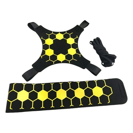 Soccer Trainer Kick Throw Solo Practice Training Training Aid Equipment Football for Ball 3, 4,and 5 Sport Volleyball Kids Rugby
