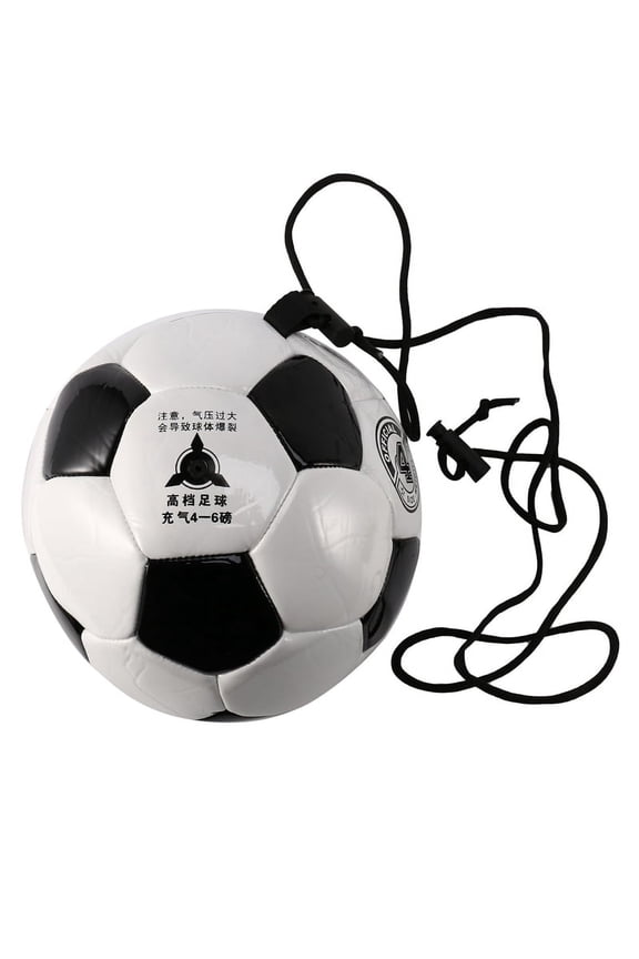 Soccer Training Ball Adjustable Bungee Elastic Training Ball with Rope Size 4 Football for Training Playing Sports