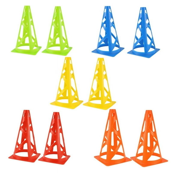 Soccer Training Cones Windproof Marker Cones Agility Cones for Outdoor Football Basketball Training