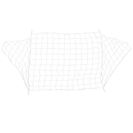 FONDOTIN White Football Goal Net Easy to Assemble Polypropylene Soccer Net for Training, Practice, and Outdoor Play