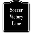 thumbnail image 1 of Soccer Victory Lane BLACK Aluminum Composite Sign 8.5''x10'', 1 of 9
