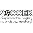 thumbnail image 1 of Soccer Vinyl Wall Decal / Sports Sticker - Wall Lettering | 20"x10" [V3], 1 of 4